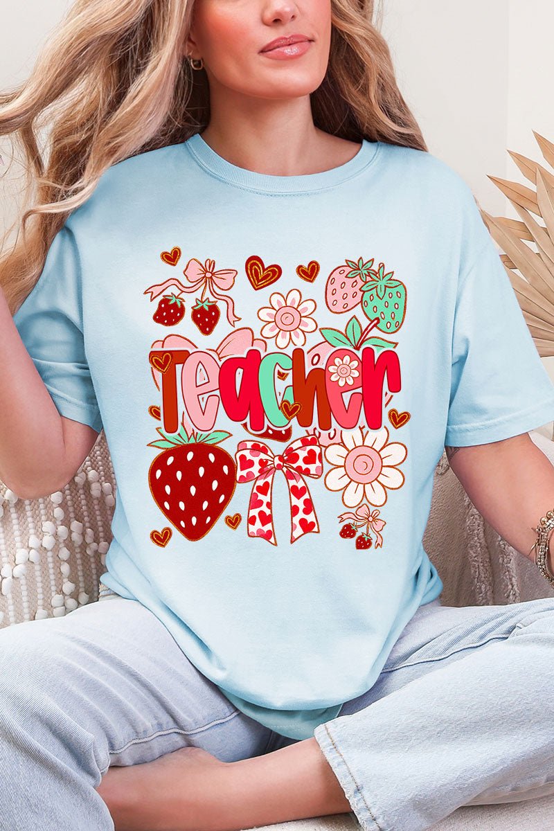 Berry Sweet Teacher Comfort Colors Adult Ring-Spun Cotton Tee - Wholesale Accessory Market
