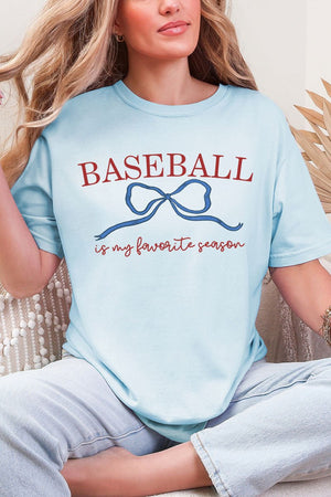 Coquette My Favorite Baseball Comfort Colors Adult Ring - Spun Cotton Tee - Wholesale Accessory Market