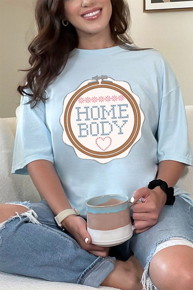 Cross Stitch Homebody Comfort Colors Adult Ring - Spun Cotton Tee - Wholesale Accessory Market