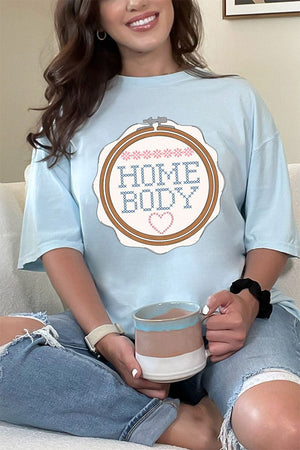 Cross Stitch Homebody Comfort Colors Adult Ring - Spun Cotton Tee - Wholesale Accessory Market
