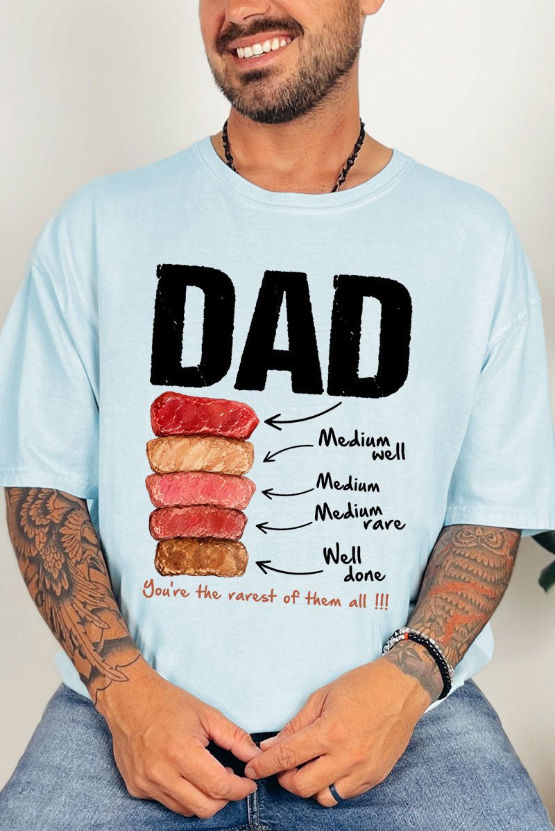 Dad Rarest Of All Comfort Colors Adult Ring - Spun Cotton Tee - Wholesale Accessory Market