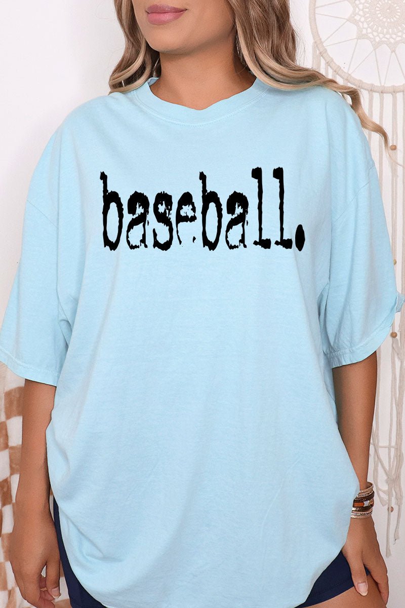 Distressed Baseball. Comfort Colors Adult Ring - Spun Cotton Tee - Wholesale Accessory Market