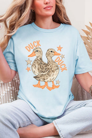 Duck Duck Goose Full Front & Back Design Comfort Colors Adult Ring - Spun Cotton Tee - Wholesale Accessory Market