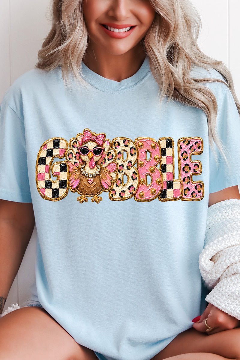Gobble & Glam Comfort Colors Adult Ring-Spun Cotton Tee - Wholesale Accessory Market