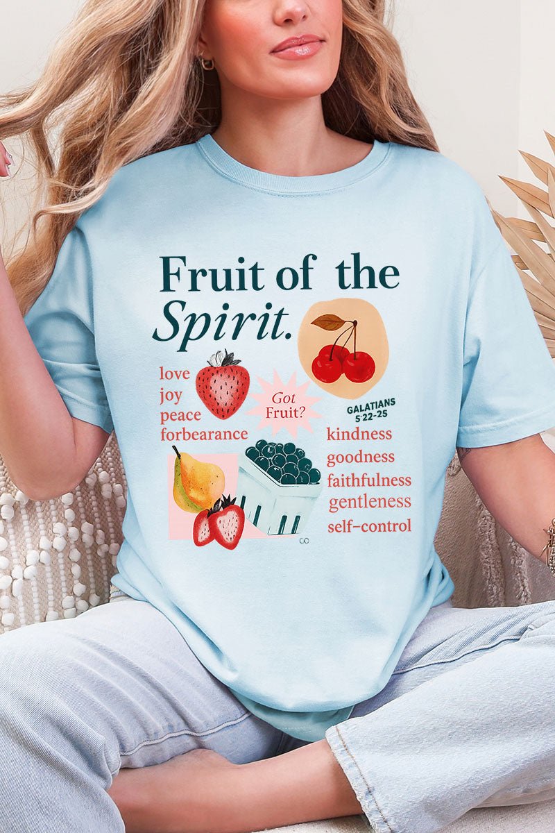 Got Fruit? Fruit Of The Spirit Comfort Colors Adult Ring - Spun Cotton Tee - Wholesale Accessory Market