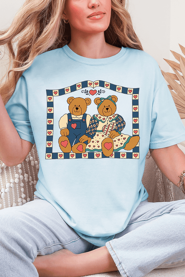 Honey & Hearth Bears Comfort Colors Adult Ring - Spun Cotton Tee - Wholesale Accessory Market