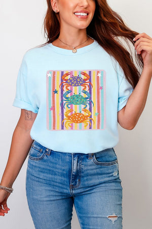 Hot Crab Summer Comfort Colors Adult Ring - Spun Cotton Tee - Wholesale Accessory Market