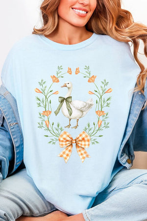 Peach Petals Goose Comfort Colors Adult Ring - Spun Cotton Tee - Wholesale Accessory Market