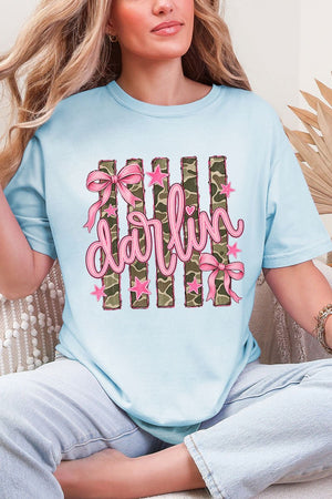 Pink Southern Darlin Comfort Colors Adult Ring-Spun Cotton Tee - Wholesale Accessory Market