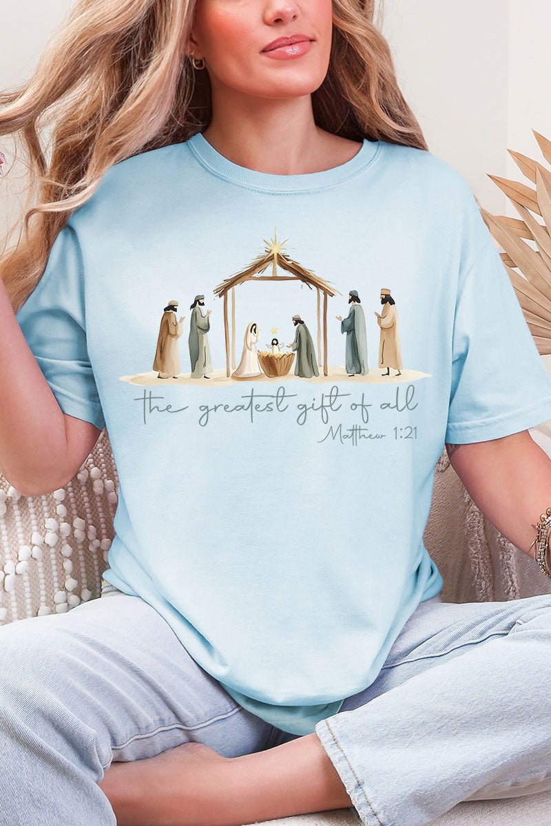 Precious Greatest Gift Of All Comfort Colors Adult Ring - Spun Cotton Tee - Wholesale Accessory Market