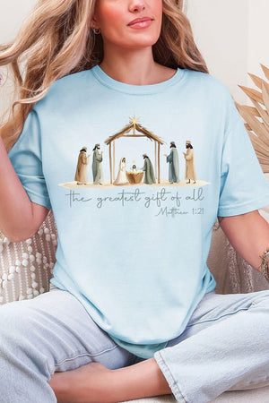 Precious Greatest Gift Of All Comfort Colors Adult Ring - Spun Cotton Tee - Wholesale Accessory Market