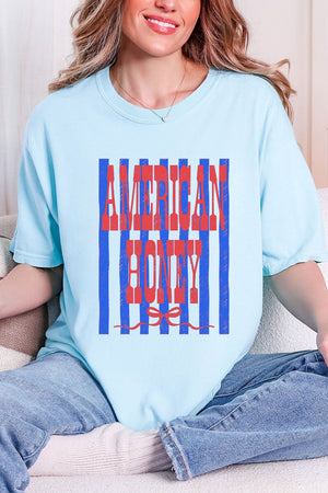 Red American Honey Energy Comfort Colors Adult Ring - Spun Cotton Tee - Wholesale Accessory Market