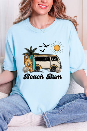 Retro Beach Bum Comfort Colors Adult Ring-Spun Cotton Tee - Wholesale Accessory Market