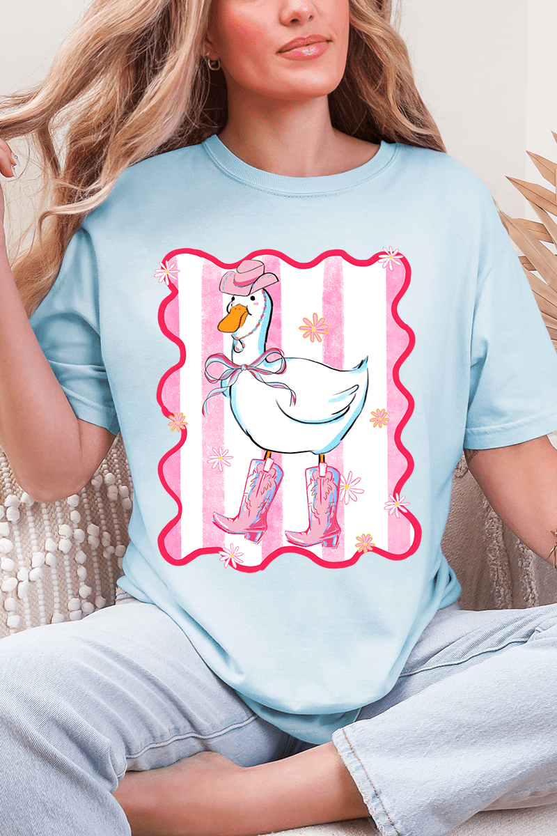 Saddle Up Silly Goose Comfort Colors Adult Ring - Spun Cotton Tee - Wholesale Accessory Market