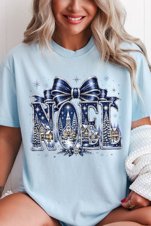 Starlit Noel Village Comfort Colors Adult Ring-Spun Cotton Tee - Wholesale Accessory Market