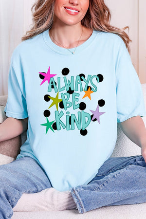 Stars Always Be Kind Comfort Colors Adult Ring - Spun Cotton Tee - Wholesale Accessory Market