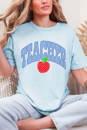Sweet Apple Teacher Comfort Colors Adult Ring - Spun Cotton Tee - Wholesale Accessory Market