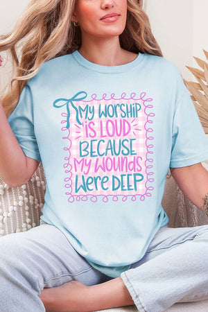 Worship Loud Comfort Colors Adult Ring - Spun Cotton Tee - Wholesale Accessory Market