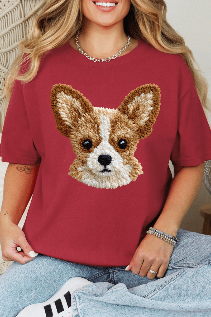 Faux Yarn Chihuahua Comfort Colors Adult Ring - Spun Cotton Tee - Wholesale Accessory Market