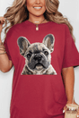 Faux Yarn French Bulldog Comfort Colors Adult Ring - Spun Cotton Tee - Wholesale Accessory Market