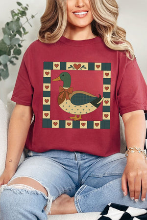 Sunday Mallard Comfort Colors Adult Ring - Spun Cotton Tee - Wholesale Accessory Market