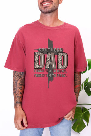 Camo Southern Dad Comfort Colors Adult Ring - Spun Cotton Tee - Wholesale Accessory Market