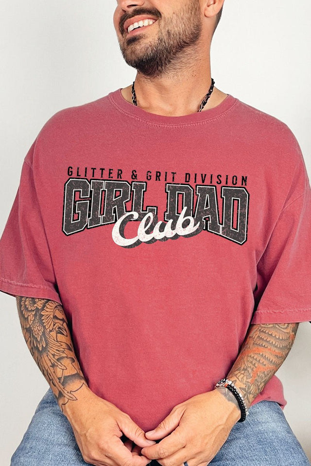 Glitter & Grit Girl Dad Comfort Colors Adult Ring - Spun Cotton Tee - Wholesale Accessory Market