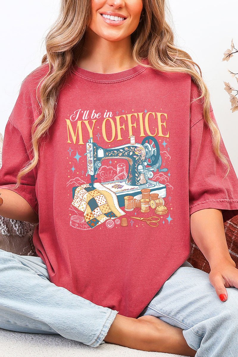 In My Office Sewing Comfort Colors Adult Ring-Spun Cotton Tee - Wholesale Accessory Market