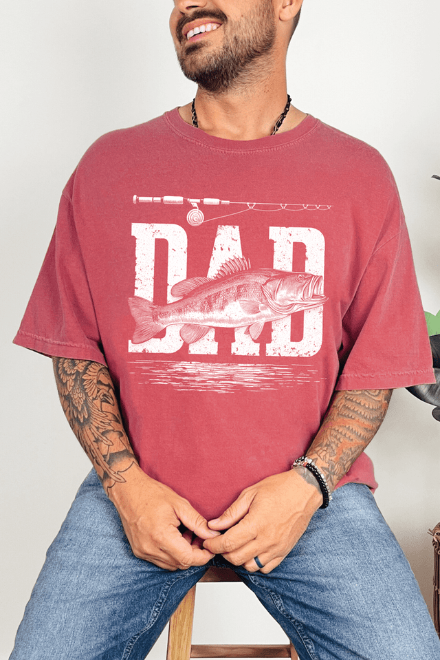 Reel Great Dad Comfort Colors Adult Ring - Spun Cotton Tee - Wholesale Accessory Market