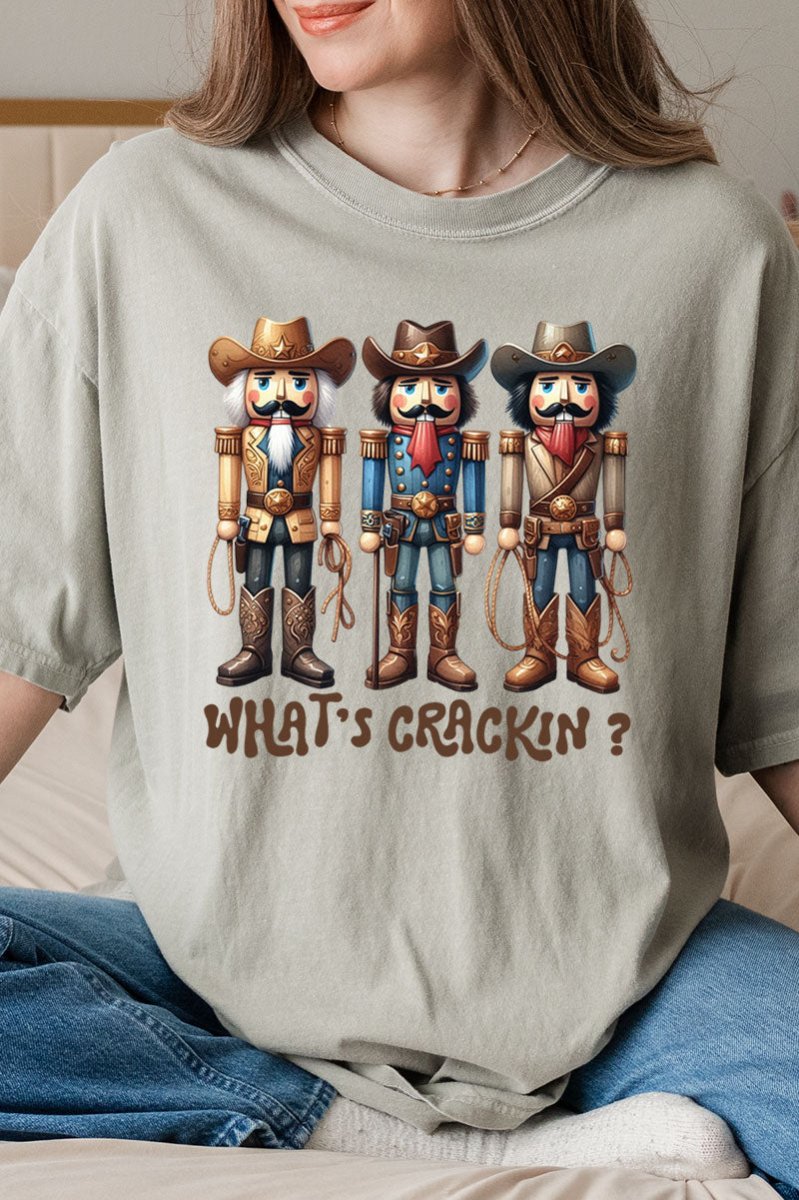 Western Nutcracker What's Crackin' Comfort Colors Adult Ring - Spun Cotton Tee - Wholesale Accessory Market