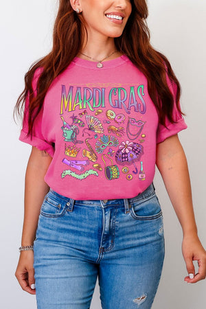 Beads, Bows, and Bourbon St Comfort Colors Adult Ring - Spun Cotton Tee - Wholesale Accessory Market