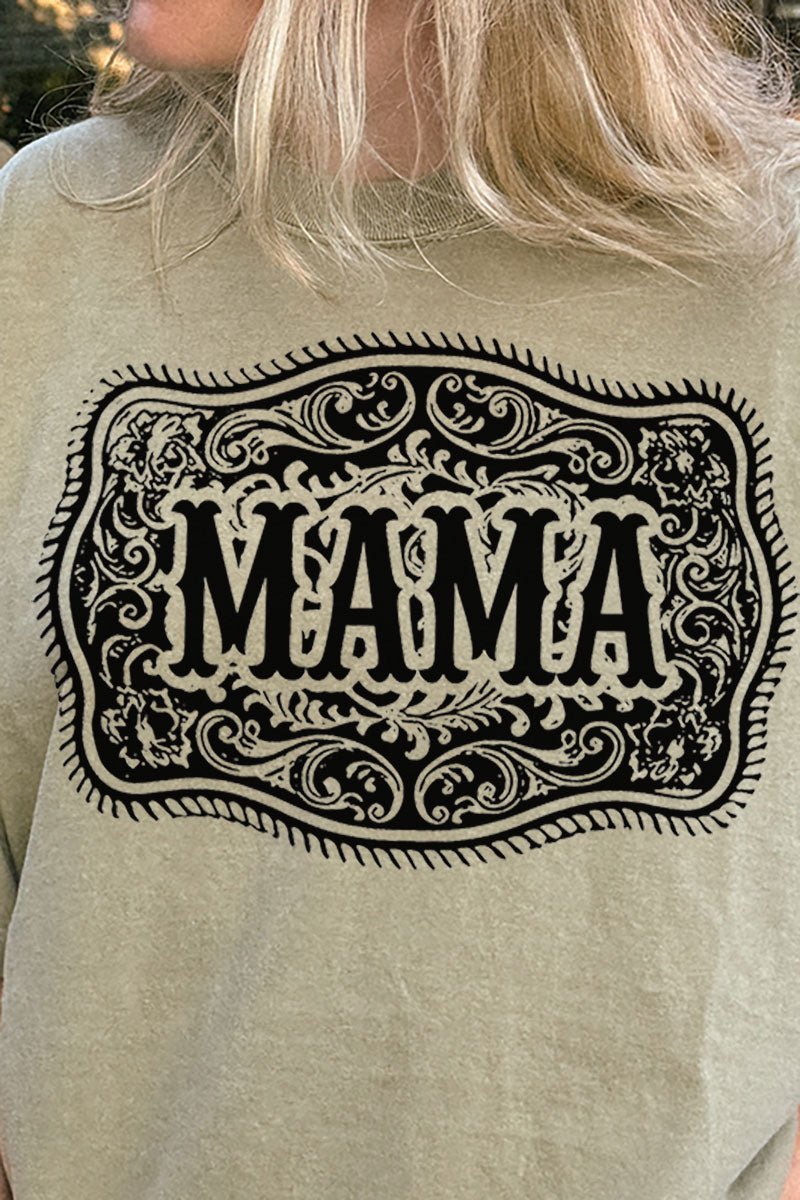 Belt Buckle Mama Comfort Colors Adult Ring - Spun Cotton Tee - Wholesale Accessory Market