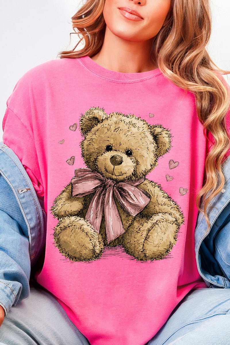 Be Mine Bear Comfort Colors Adult Ring - Spun Cotton Tee - Wholesale Accessory Market