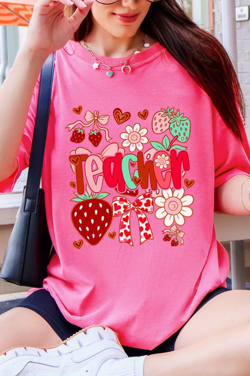 Berry Sweet Teacher Comfort Colors Adult Ring-Spun Cotton Tee - Wholesale Accessory Market