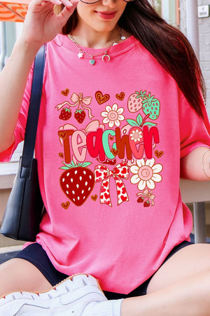 Berry Sweet Teacher Comfort Colors Adult Ring-Spun Cotton Tee - Wholesale Accessory Market