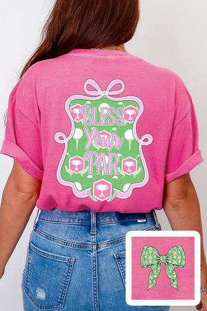 Bless Your Par Front & Back Comfort Colors Adult Ring - Spun Cotton Tee - Wholesale Accessory Market