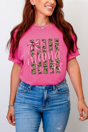 Camo Cutie Mama Comfort Colors Adult Ring-Spun Cotton Tee - Wholesale Accessory Market