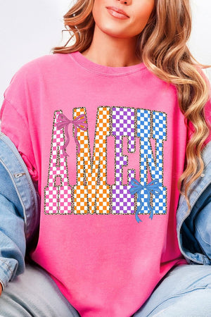 Color Check Amen Comfort Colors Adult Ring - Spun Cotton Tee - Wholesale Accessory Market