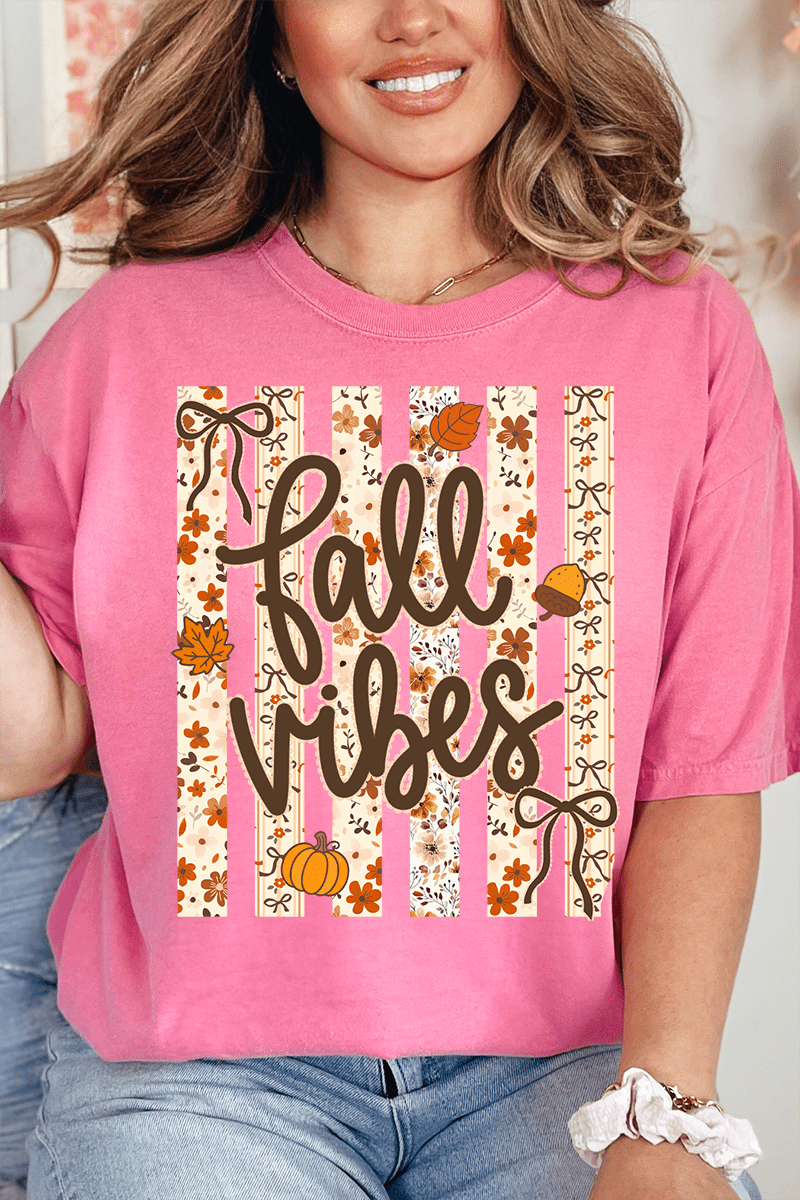 Cozy Coquette Fall Vibes Comfort Colors Adult Ring-Spun Cotton Tee - Wholesale Accessory Market