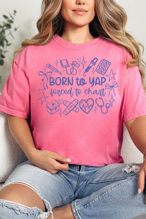 Forced To Chart Comfort Colors Adult Ring - Spun Cotton Tee - Wholesale Accessory Market