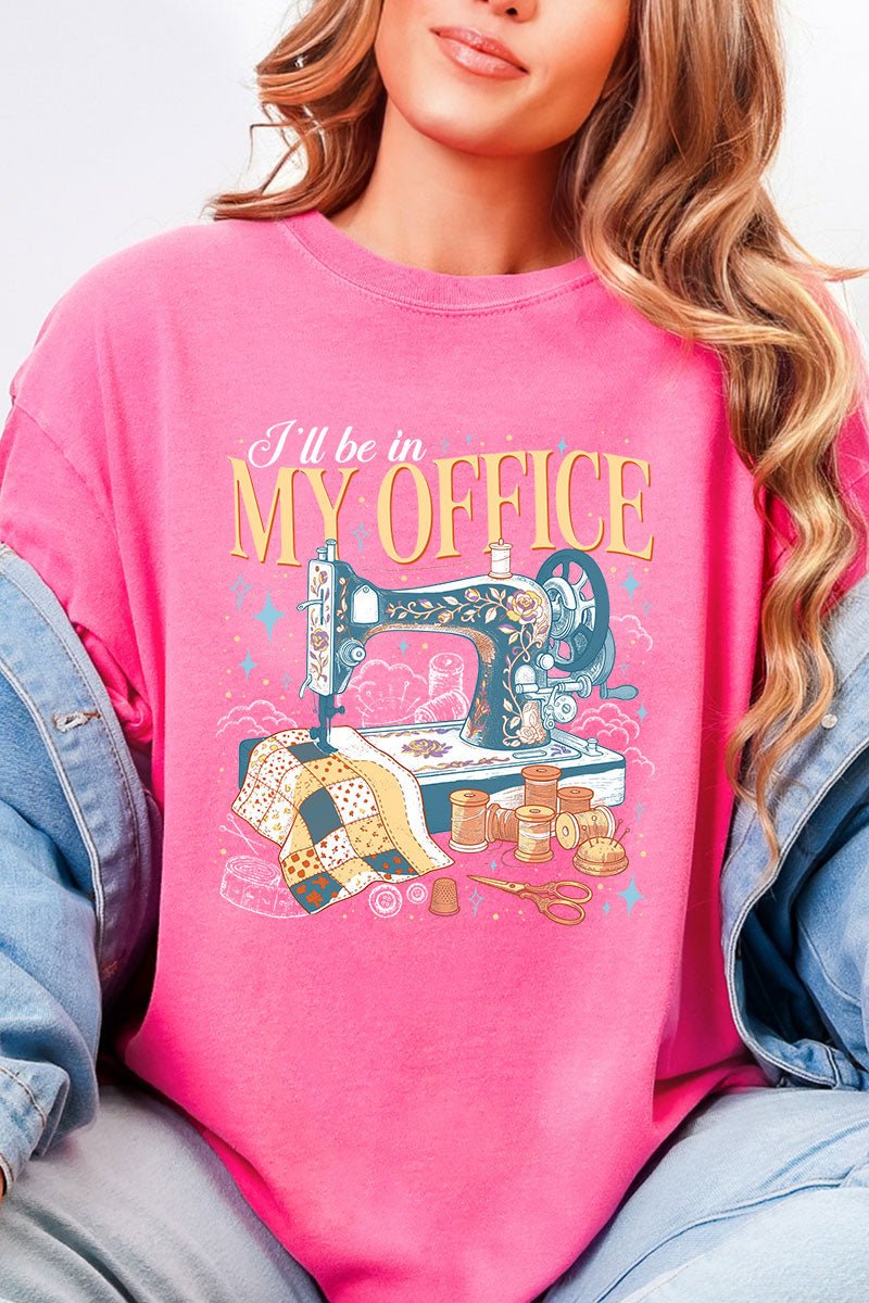 In My Office Sewing Comfort Colors Adult Ring-Spun Cotton Tee - Wholesale Accessory Market