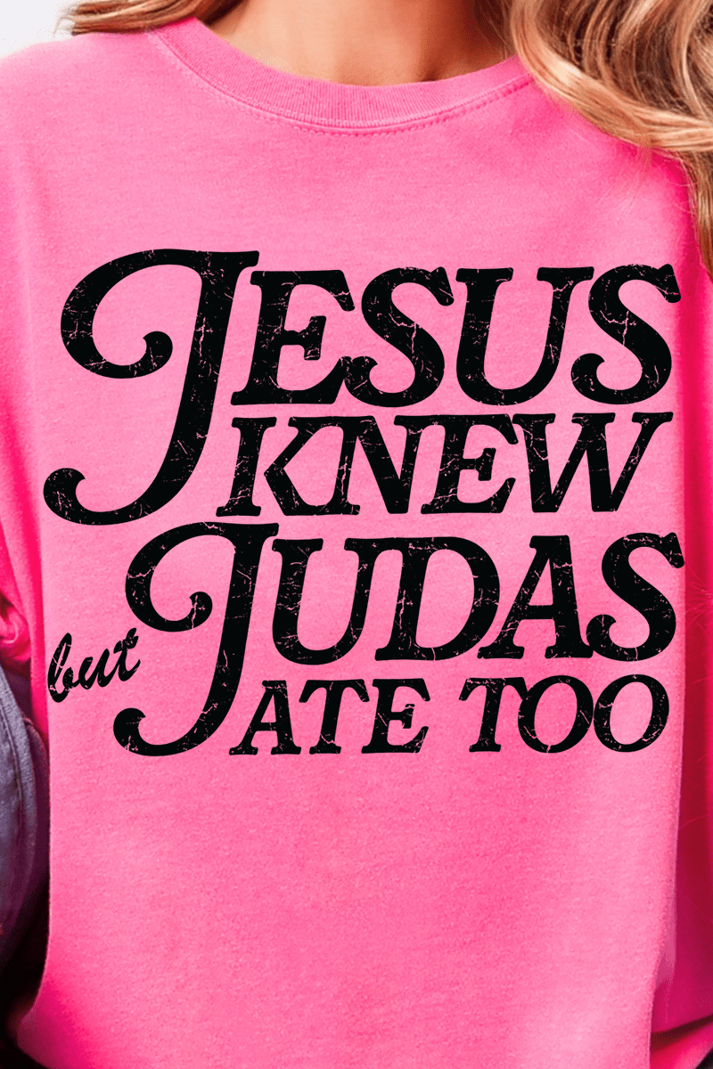 Jesus Knew Comfort Colors Adult Ring - Spun Cotton Tee - Wholesale Accessory Market