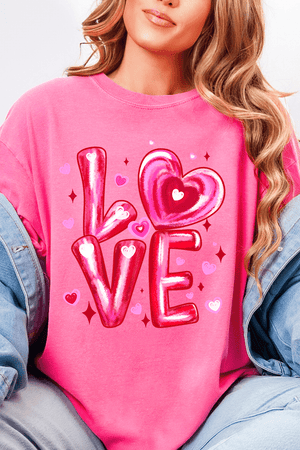 Love In The Air Comfort Colors Adult Ring - Spun Cotton Tee - Wholesale Accessory Market