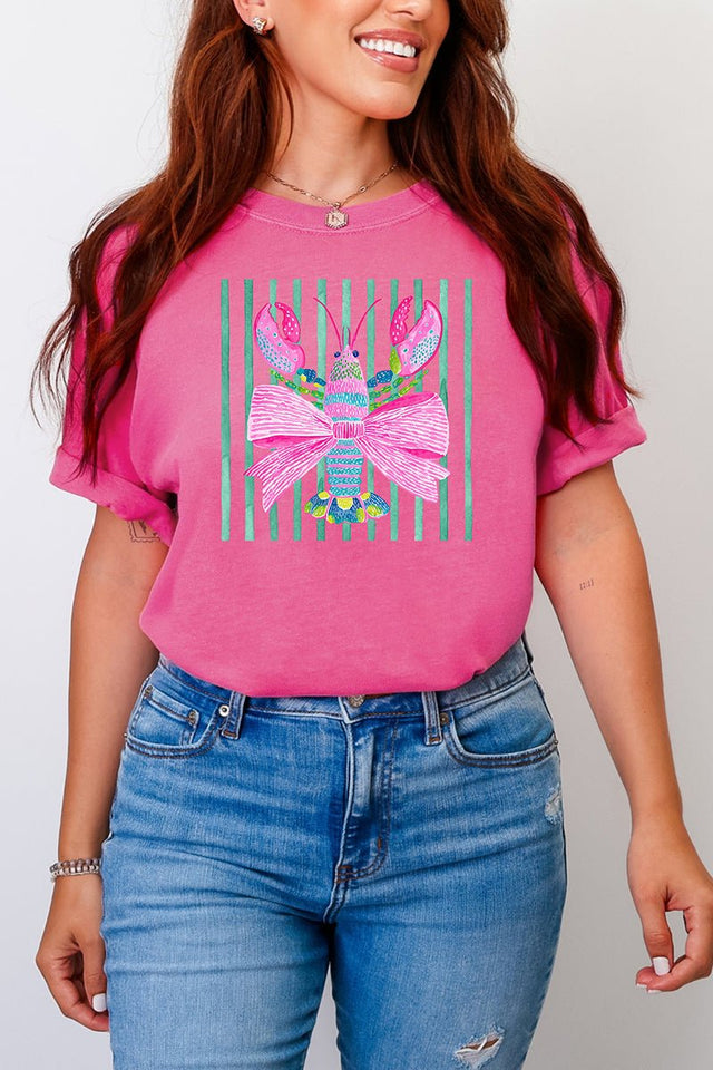 Pink Lobster Club Comfort Colors Adult Ring - Spun Cotton Tee - Wholesale Accessory Market