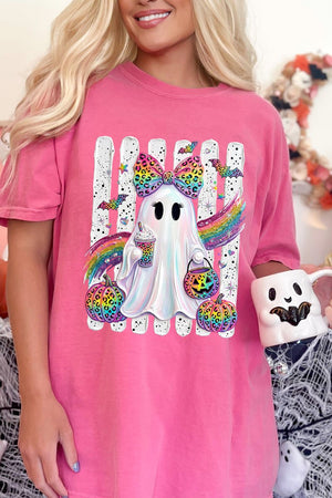 Rainbow Glam Ghost Comfort Colors Adult Ring-Spun Cotton Tee - Wholesale Accessory Market