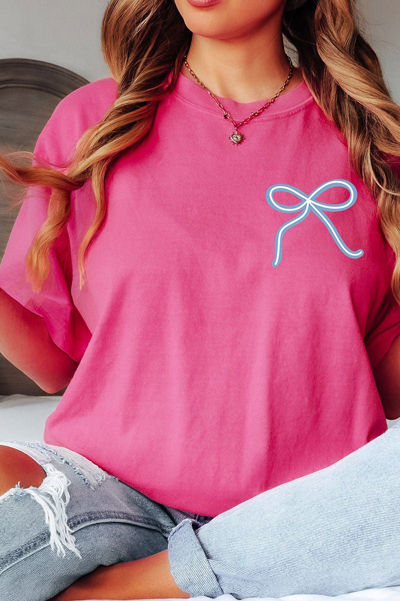 Spring Coquette Bless Your Heart Front & Back Comfort Colors Adult Ring - Spun Cotton Tee - Wholesale Accessory Market