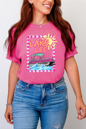 Sunny Lake Life Comfort Colors Adult Ring - Spun Cotton Tee - Wholesale Accessory Market