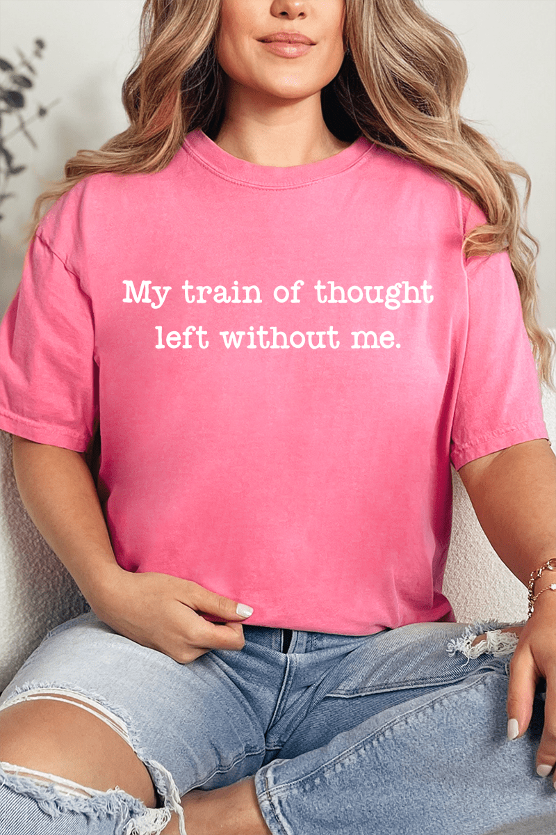 Train Of Thought Comfort Colors Adult Ring-Spun Cotton Tee - Wholesale Accessory Market