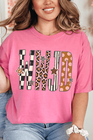 WWJD Pattern Pop Comfort Colors Adult Ring-Spun Cotton Tee - Wholesale Accessory Market