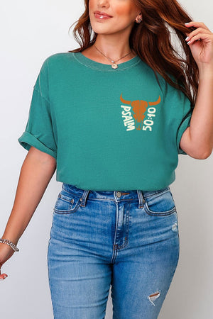 On A Thousand Hills Front & Back Comfort Colors Adult Ring - Spun Cotton Tee - Wholesale Accessory Market